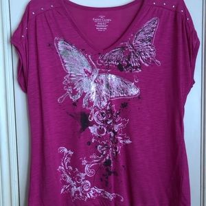 Faded Glory Blouse Size XXL